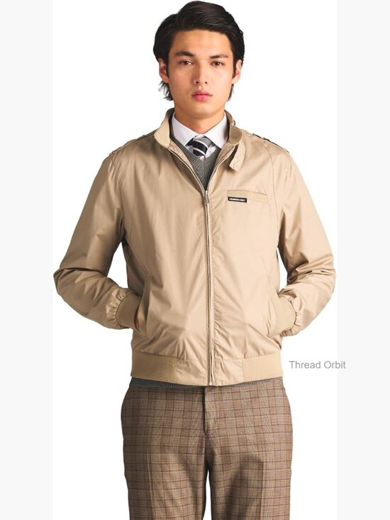 Other - Slim Fit Lightweight Windbreaker Jacket with Logo Chest Pocket